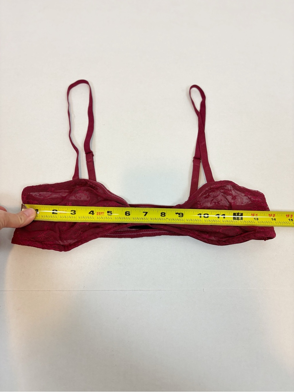 LIONESS Delilah Top in Burgundy Size M - Picture 10 of 13